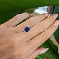 1.55 Ct. Blue Sapphire from Ceylon (Sri Lanka) Life Style