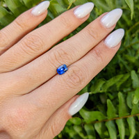 0.89 Ct. Blue Sapphire from Ceylon (Sri Lanka) Life Style