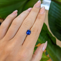 1.85 Ct. Blue Sapphire from Ceylon (Sri Lanka) Life Style