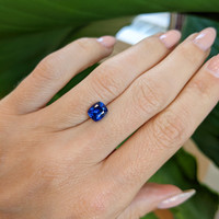 1.85 Ct. Blue Sapphire from Ceylon (Sri Lanka) Life Style