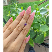 0.73 Ct. Pinkish Purple Sapphire from Africa Life Style