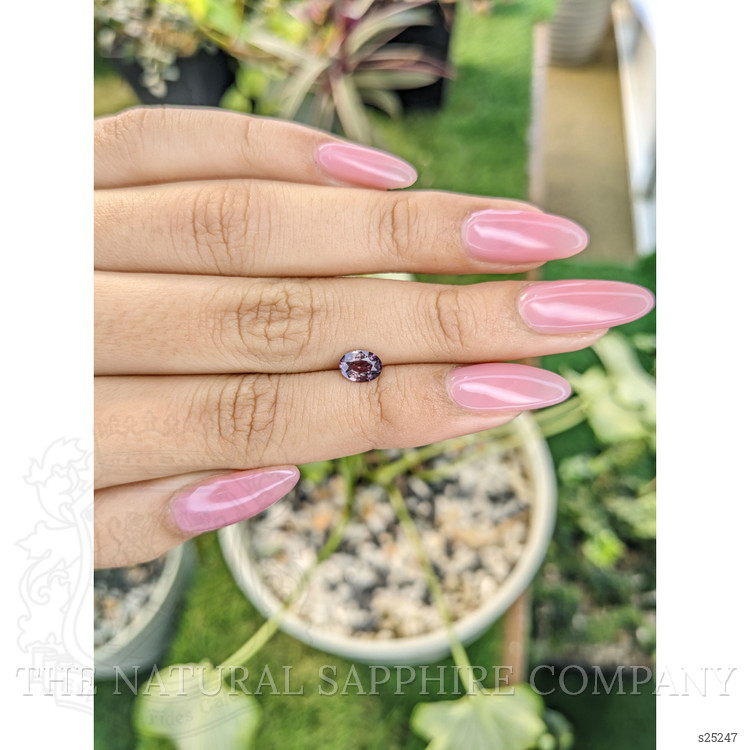 0.82 Ct. Purplish Pink Sapphire from Ceylon (Sri Lanka)