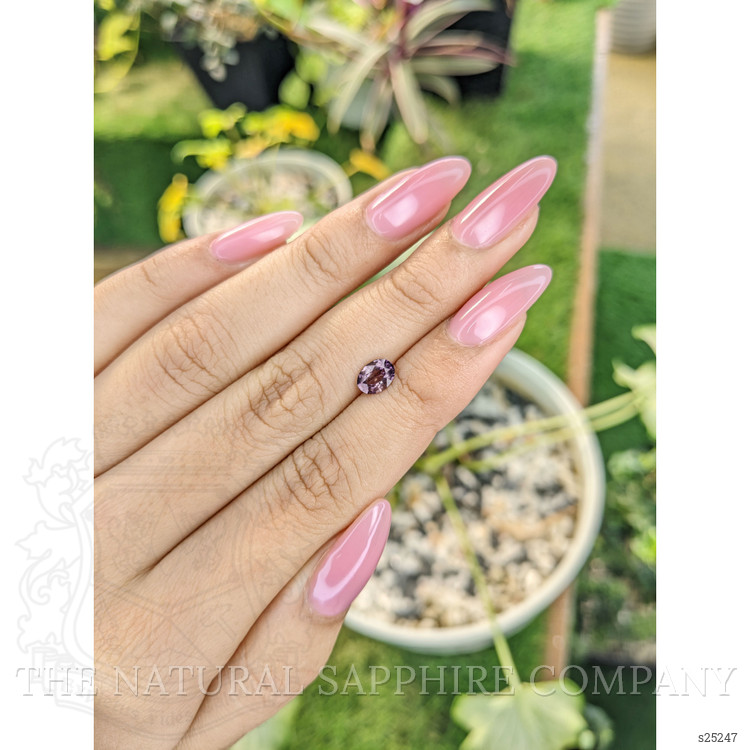 0.82 Ct. Purplish Pink Sapphire from Ceylon (Sri Lanka)