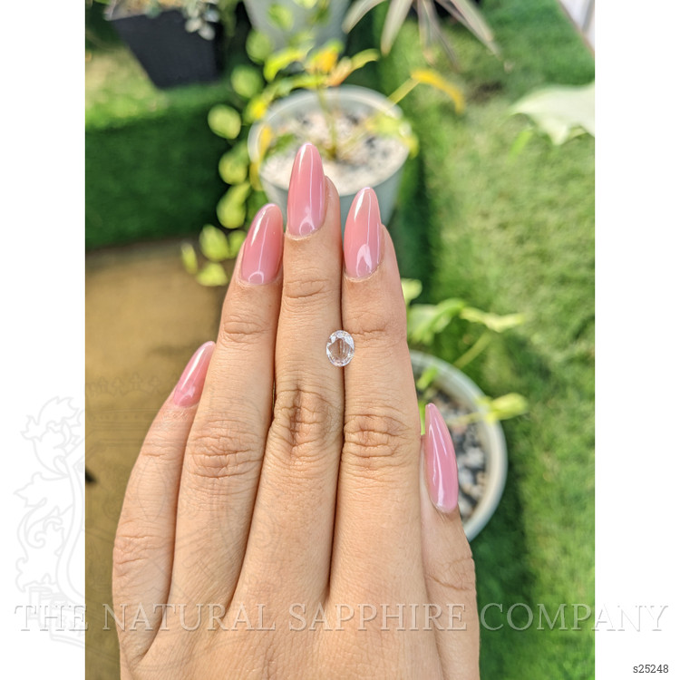 0.75 Ct. Bi Color Sapphire from Ceylon (Sri Lanka)