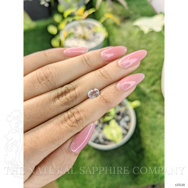 0.75 Ct. Bi Color Sapphire from Ceylon (Sri Lanka)