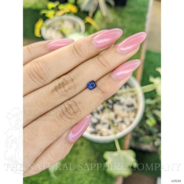 0.87 Ct. Blue Sapphire from Ceylon (Sri Lanka)