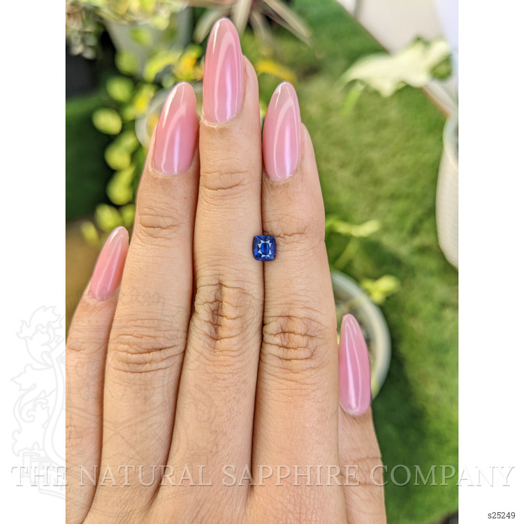 0.87 Ct. Blue Sapphire from Ceylon (Sri Lanka)