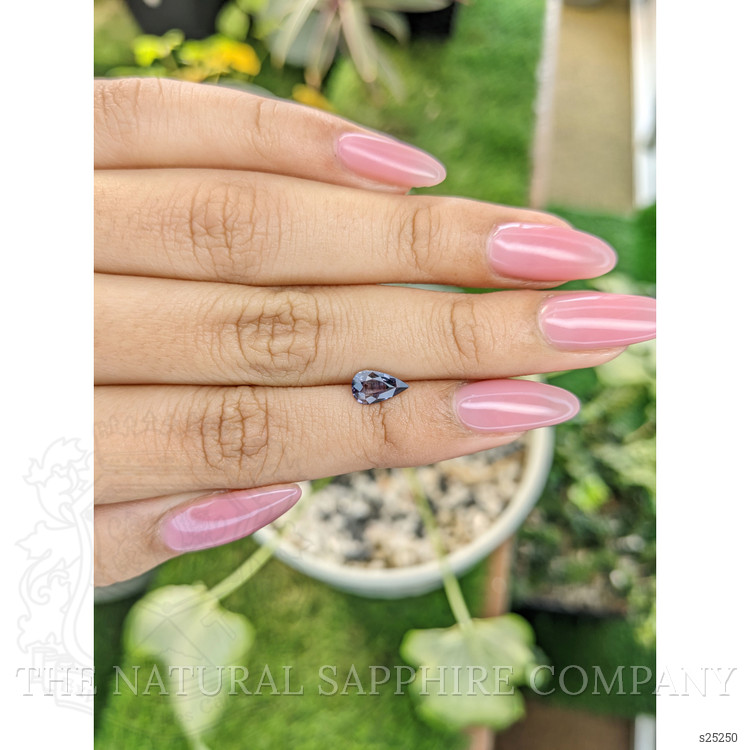 0.88 Ct. Bluish Purple Sapphire from Ceylon (Sri Lanka)