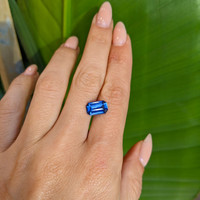 2.43 Ct. Blue Sapphire from Ceylon (Sri Lanka) Life Style