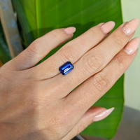 2.54 Ct. Blue Sapphire from Ceylon (Sri Lanka) Life Style