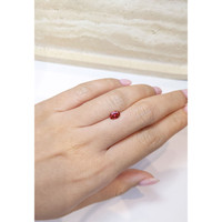 0.75 Ct. Reddish Pink Sapphire from Thailand Life Style