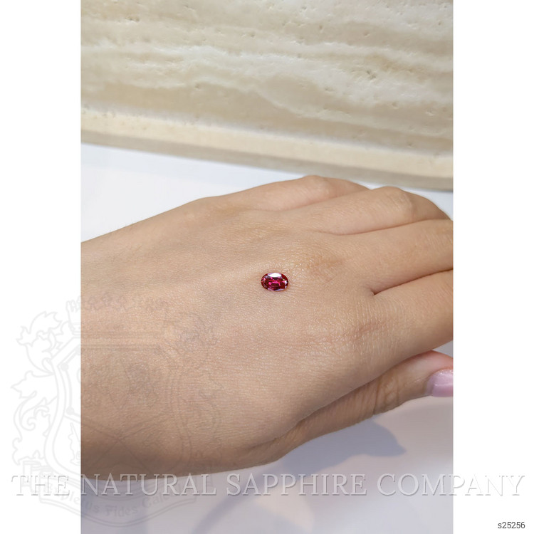 0.75 Ct. Reddish Pink Sapphire from Thailand
