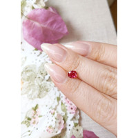 0.87 Ct. Reddish Pink Sapphire from Thailand Life Style