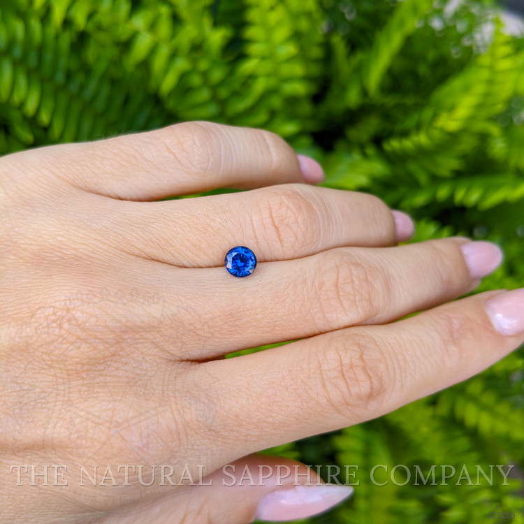 0.88 Ct. Blue Sapphire from Ceylon (Sri Lanka)