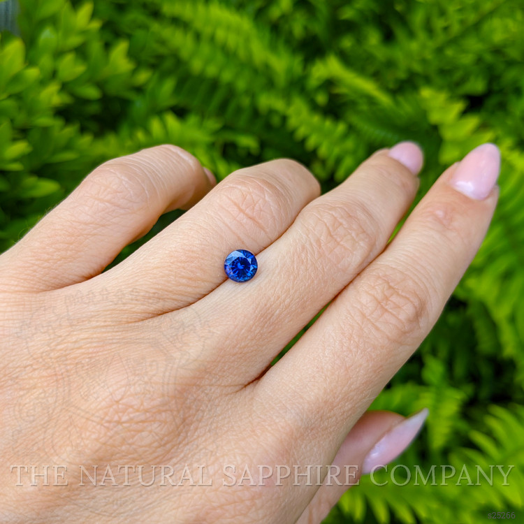 0.88 Ct. Blue Sapphire from Ceylon (Sri Lanka)