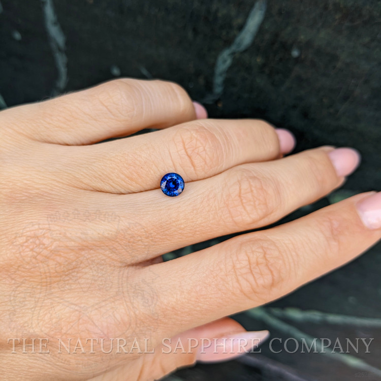 0.88 Ct. Blue Sapphire from Ceylon (Sri Lanka)