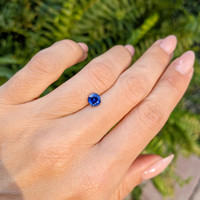 0.88 Ct. Blue Sapphire from Ceylon (Sri Lanka) Life Style
