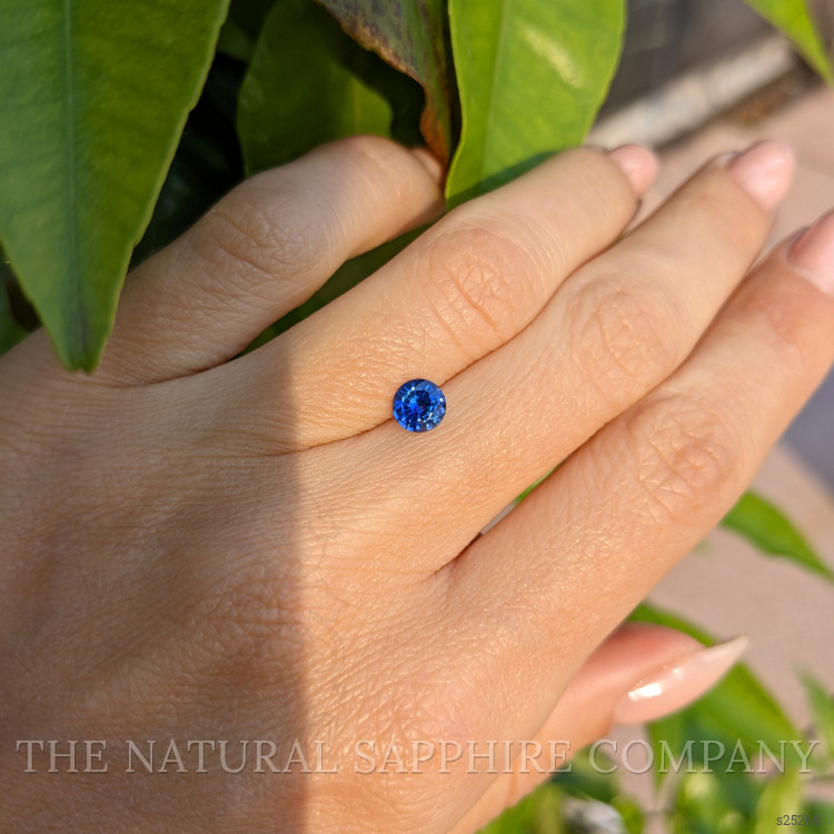 0.63 Ct. Blue Sapphire from Ceylon (Sri Lanka)