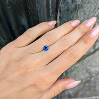 0.79 Ct. Blue Sapphire from Ceylon (Sri Lanka) Life Style