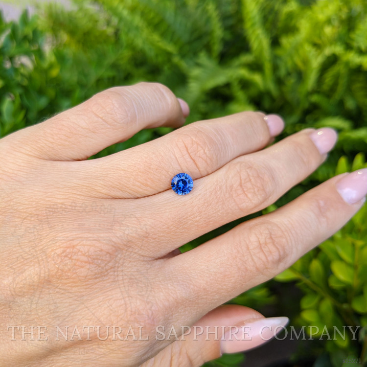 0.80 Ct. Blue Sapphire from Ceylon (Sri Lanka)