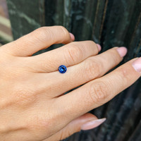 0.57 Ct. Blue Sapphire from Ceylon (Sri Lanka) Life Style
