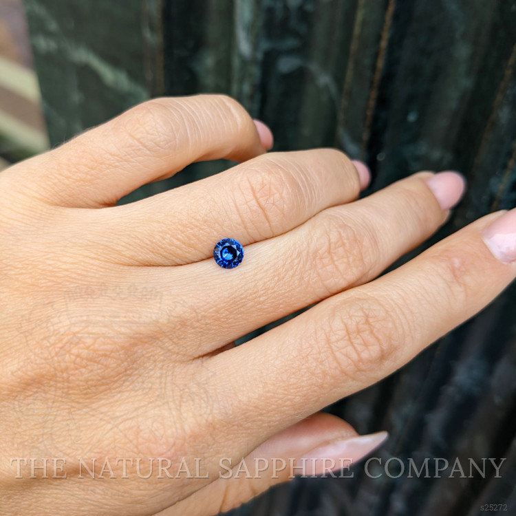 0.57 Ct. Blue Sapphire from Ceylon (Sri Lanka)
