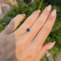 0.65 Ct. Blue Sapphire from Ceylon (Sri Lanka) Life Style
