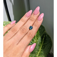 2.76 Ct. Bluish Green Sapphire from Africa Life Style