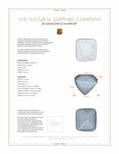 1.07 Ct. Pink Sapphire from Madagascar 3 D Scan Report