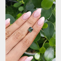 2.17 Ct. Bluish Green Sapphire from Madagascar Life Style