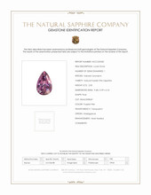 2.00 Ct. Purplish Pink Sapphire from Madagascar Scan Report