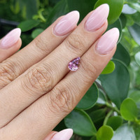 2.00 Ct. Purplish Pink Sapphire from Madagascar Life Style