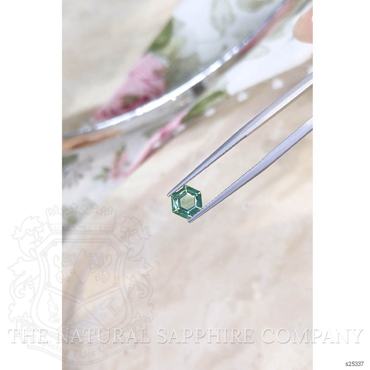 1.13 Ct. Bluish Green Sapphire from Montana