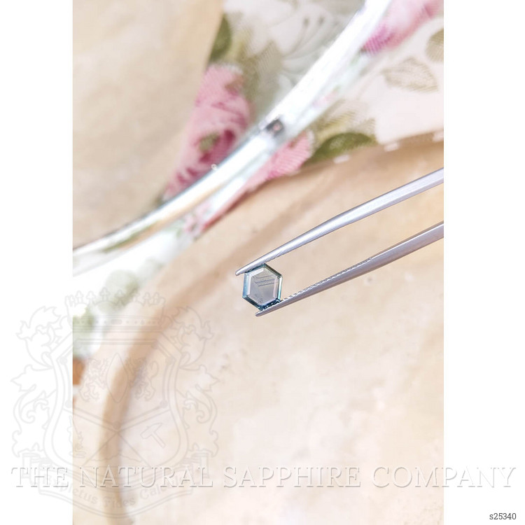 1.13 Ct. Bluish Green Sapphire from Montana