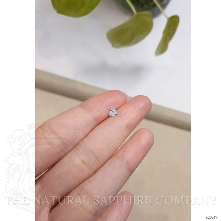 0.36 Ct. White Sapphire from Montana