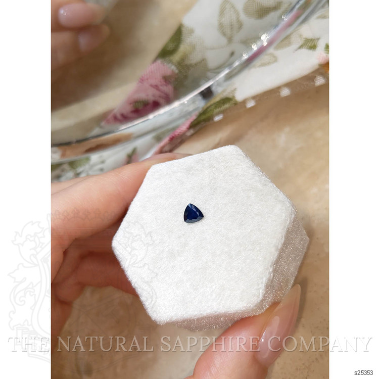0.52 Ct. Blue Sapphire from Montana