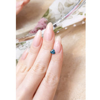 0.73 Ct. Greenish Blue Sapphire from Montana Life Style