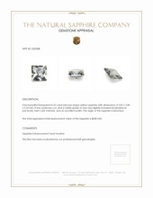 0.32 Ct. Yellow Sapphire from Montana Appraisal