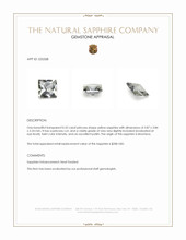 0.32 Ct. Yellow Sapphire from Montana Appraisal