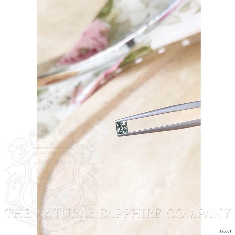 0.35 Ct. Bluish Green Sapphire from Montana