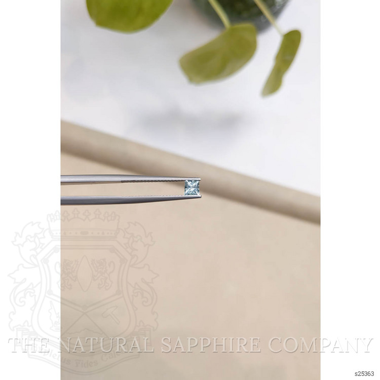 0.37 Ct. Greenish Blue Sapphire from Montana