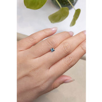 0.38 Ct. Greenish Blue Sapphire from Montana Life Style