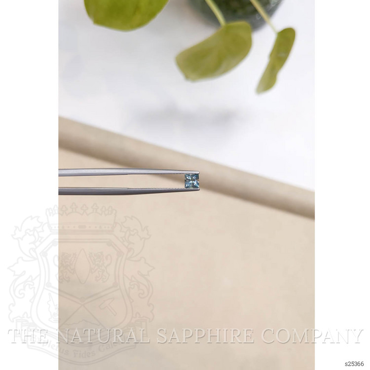 0.38 Ct. Greenish Blue Sapphire from Montana