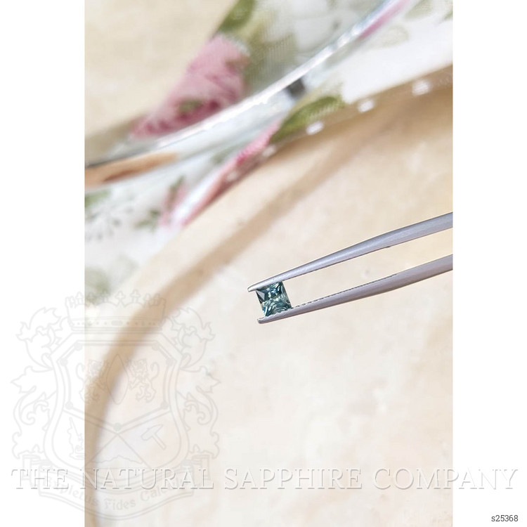 0.39 Ct. Bluish Green Sapphire from Montana