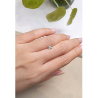 0.41 Ct. Yellowish Green Sapphire from Montana Life Style