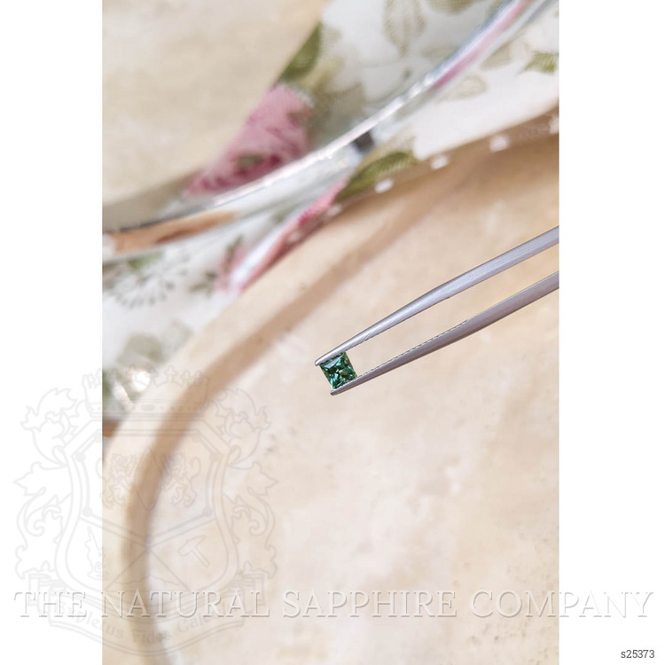 0.41 Ct. Bluish Green Sapphire from Montana