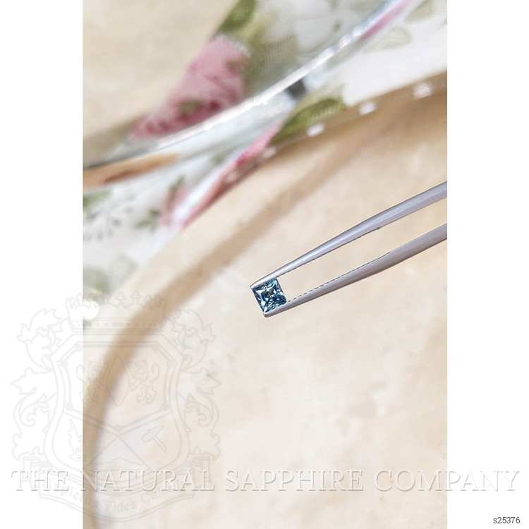 0.42 Ct. Greenish Blue Sapphire from Montana