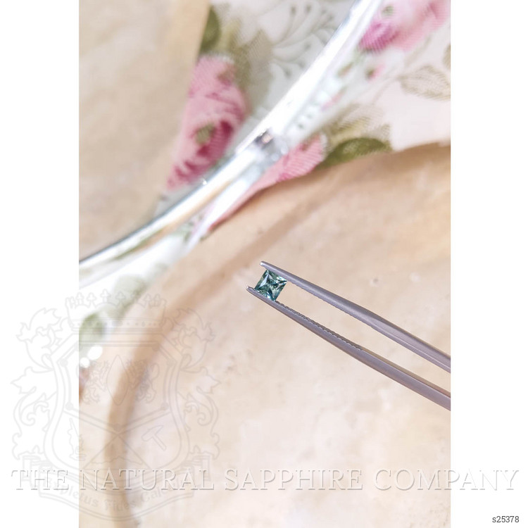 0.46 Ct. Bluish Green Sapphire from Montana