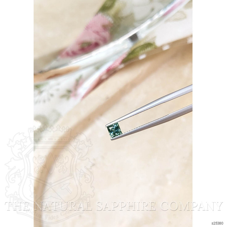 0.46 Ct. Bluish Green Sapphire from Montana