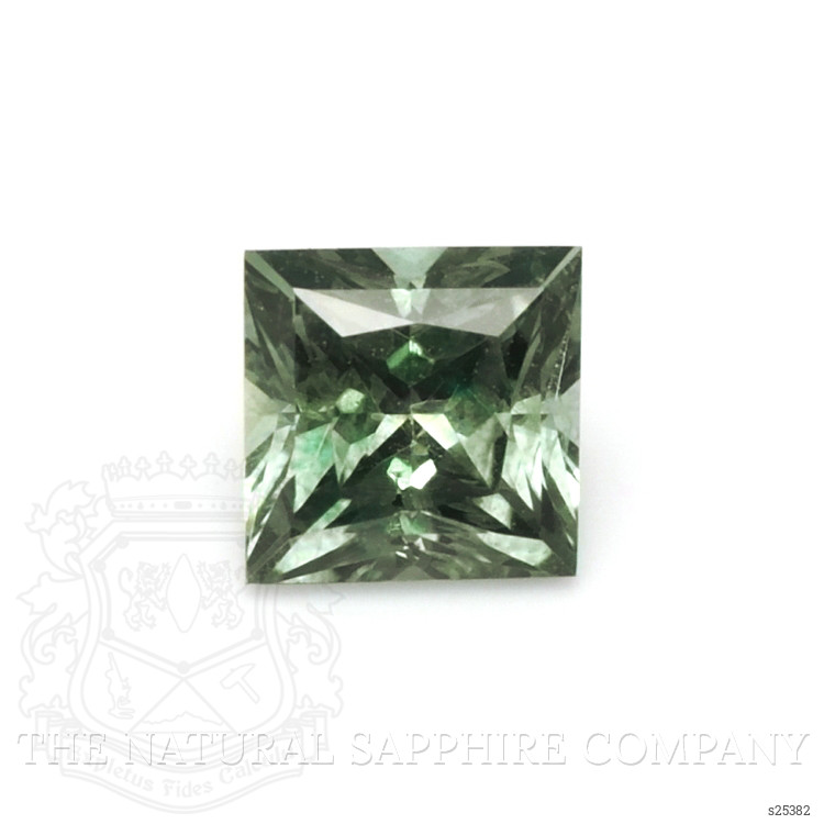 0.49 Ct. Green Sapphire from Montana